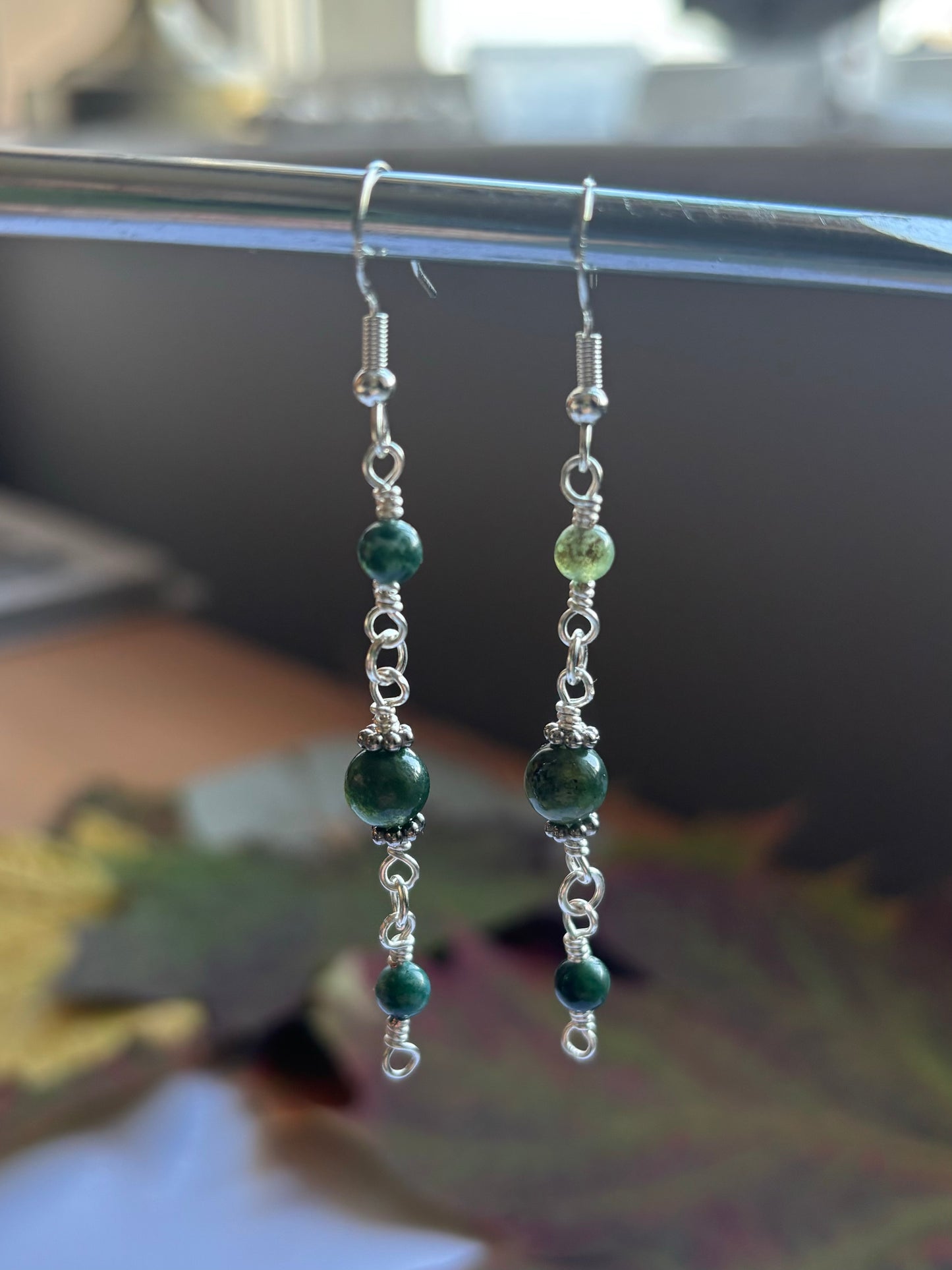 Indian Agate Earrings