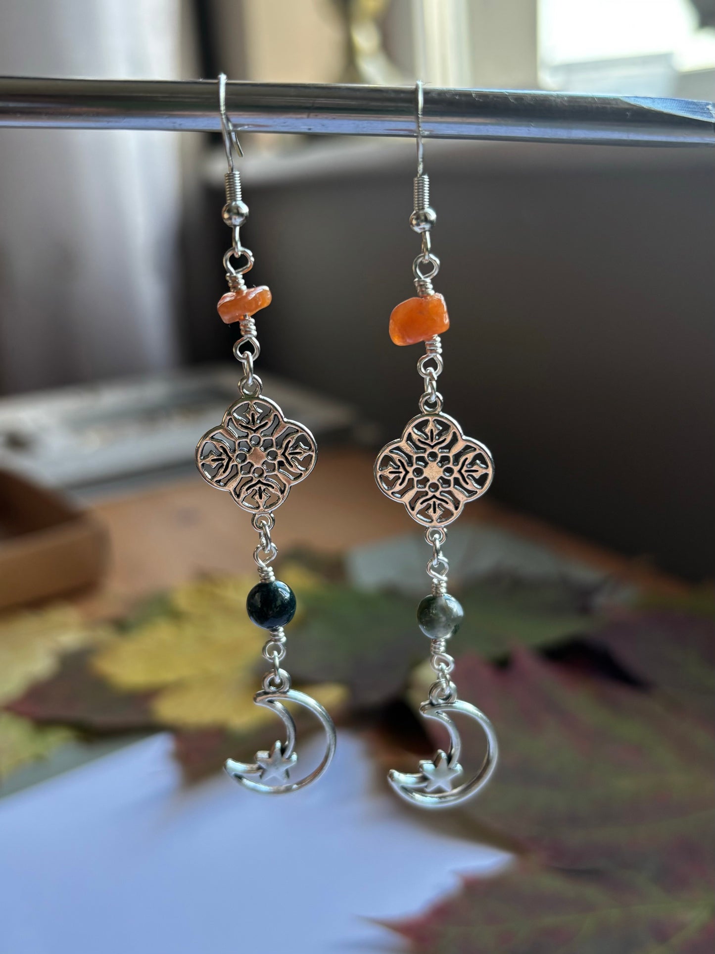 Autumn Agate Earrings